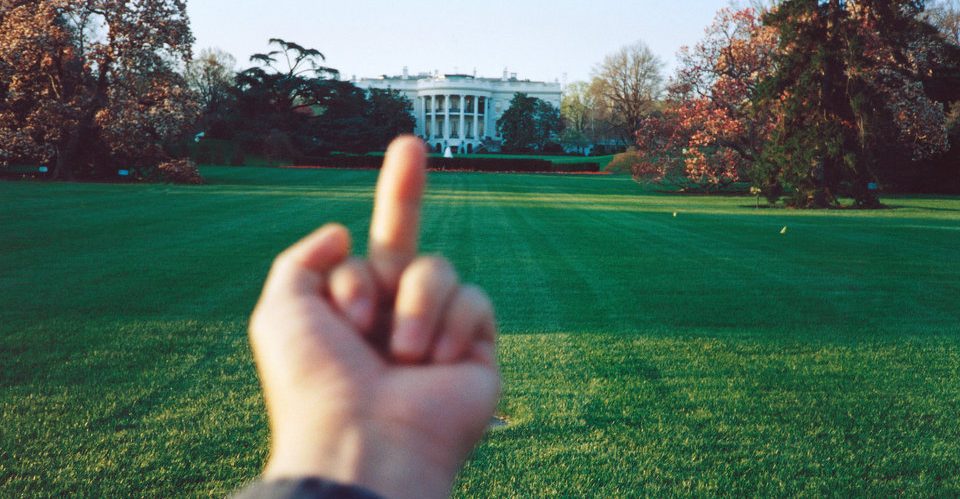 Ai Weiwei, Study of Perspective" (White House, Washington, DC, USA), 1995