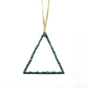 Triangle Necklace via MASHALLAH