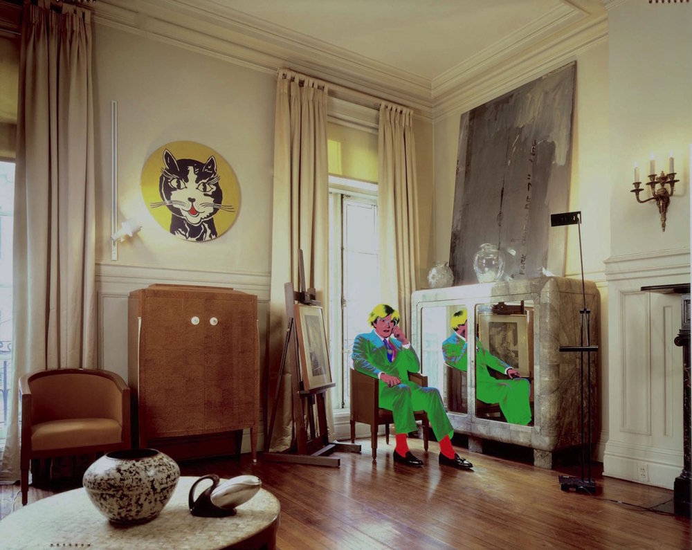 Andy Warhol’s Parlour, East 66th Street, NYC, 1987 by David Gamble